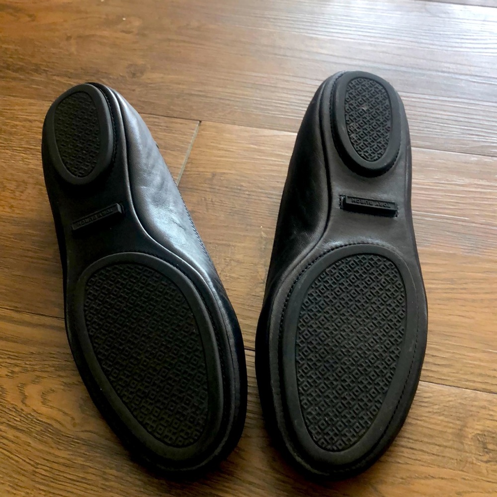 Tory Burch Minnie Travel Ballet Flat Leather/black - Picture 4 of 6